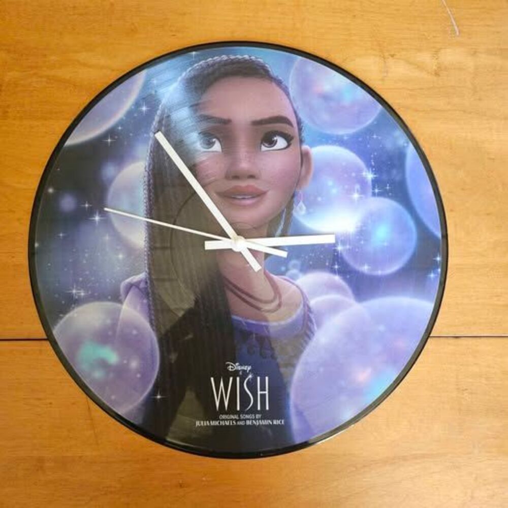 Vinyl Record Clock - Disney's "Wish"